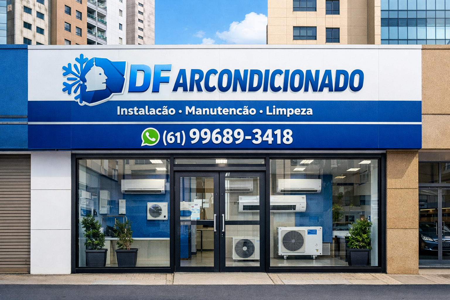 DF arcondicionado loja de manutenção de ar condicionado aguas claras